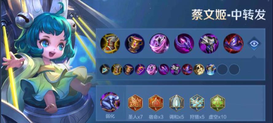 蔡文姬出装12件材料攻略（打造最强蔡文姬，关键是装备！）