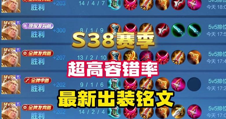 王者荣耀-以后羿单人铭文出装攻略（玩转后羿，征战无敌）